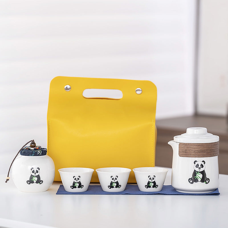 Panda Travel Tea Set