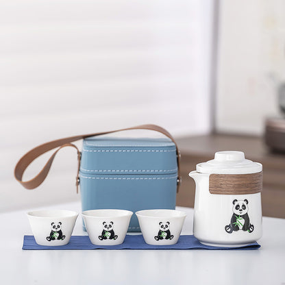 Panda Travel Tea Set