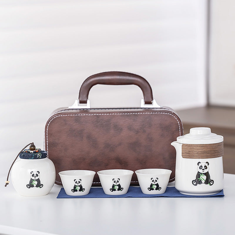 Panda Travel Tea Set